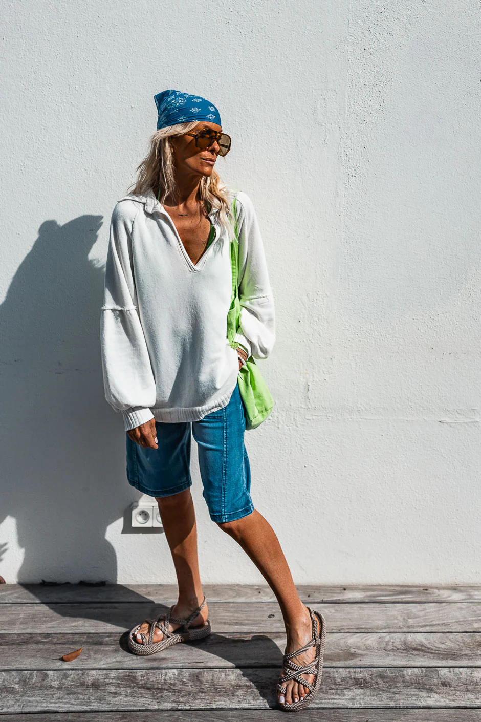 BERMUDA AURY BLEU - Image 3