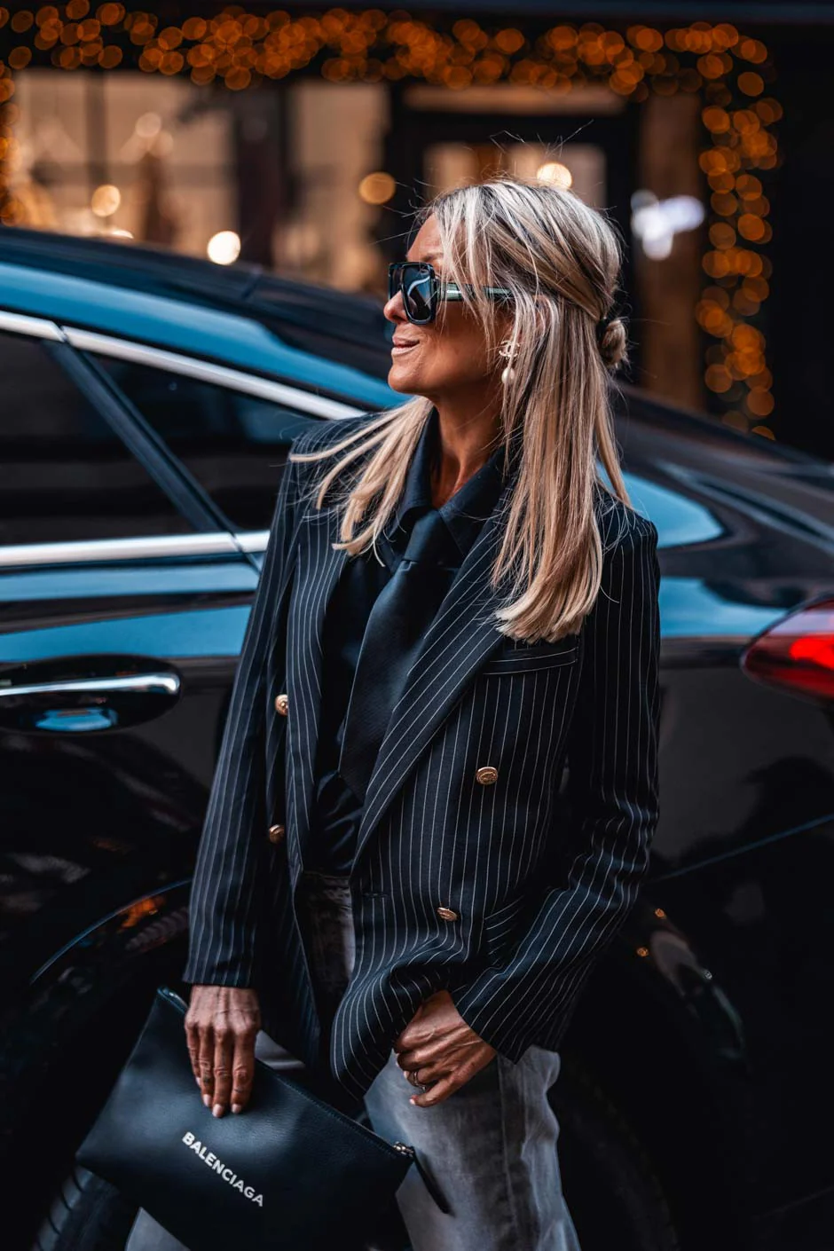 Blazer Grungemama Kristy rayures tennis noir - Image 4