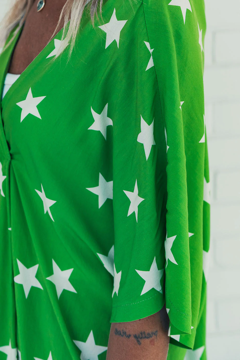 Blouse Banditas Chandler vert - Image 5