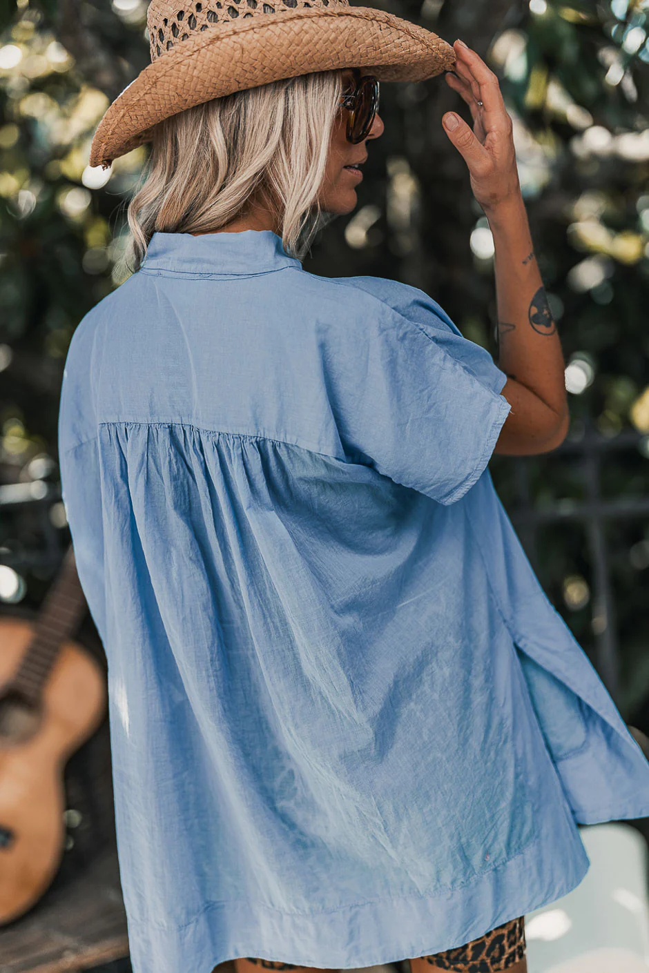 Blouse Banditas Izia bleu - Image 2