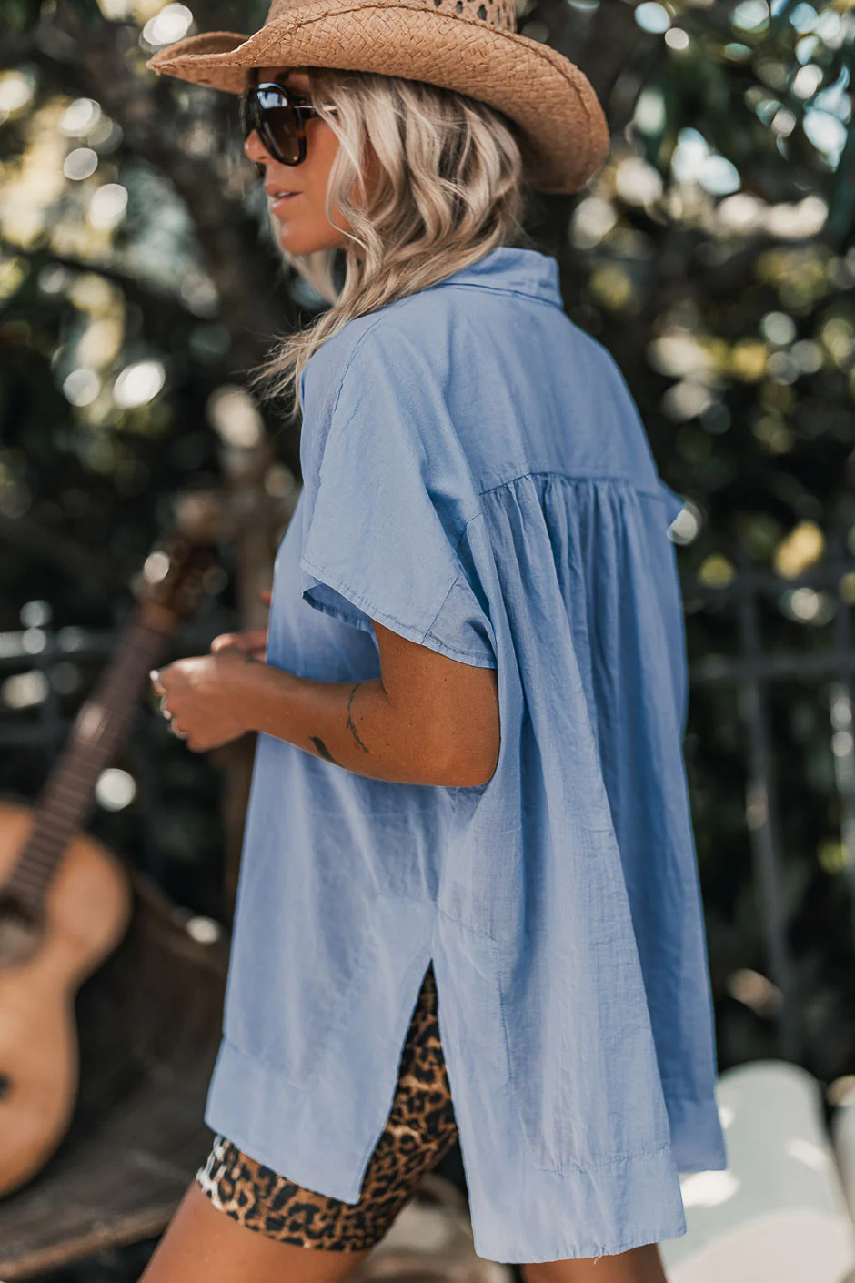Blouse Banditas Izia bleu - Image 3