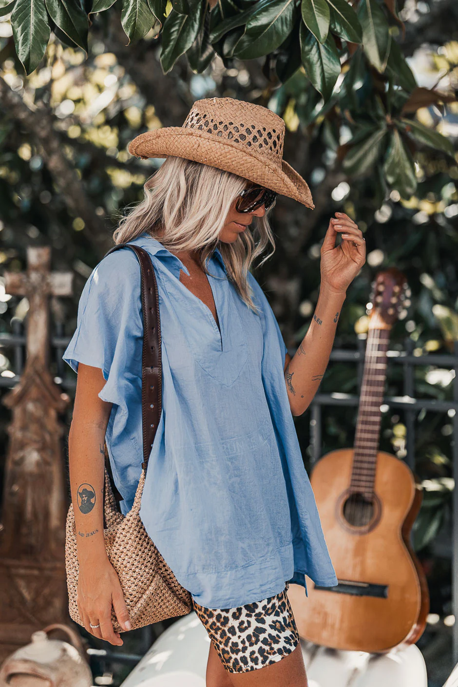 Blouse Banditas Izia bleu - Image 6