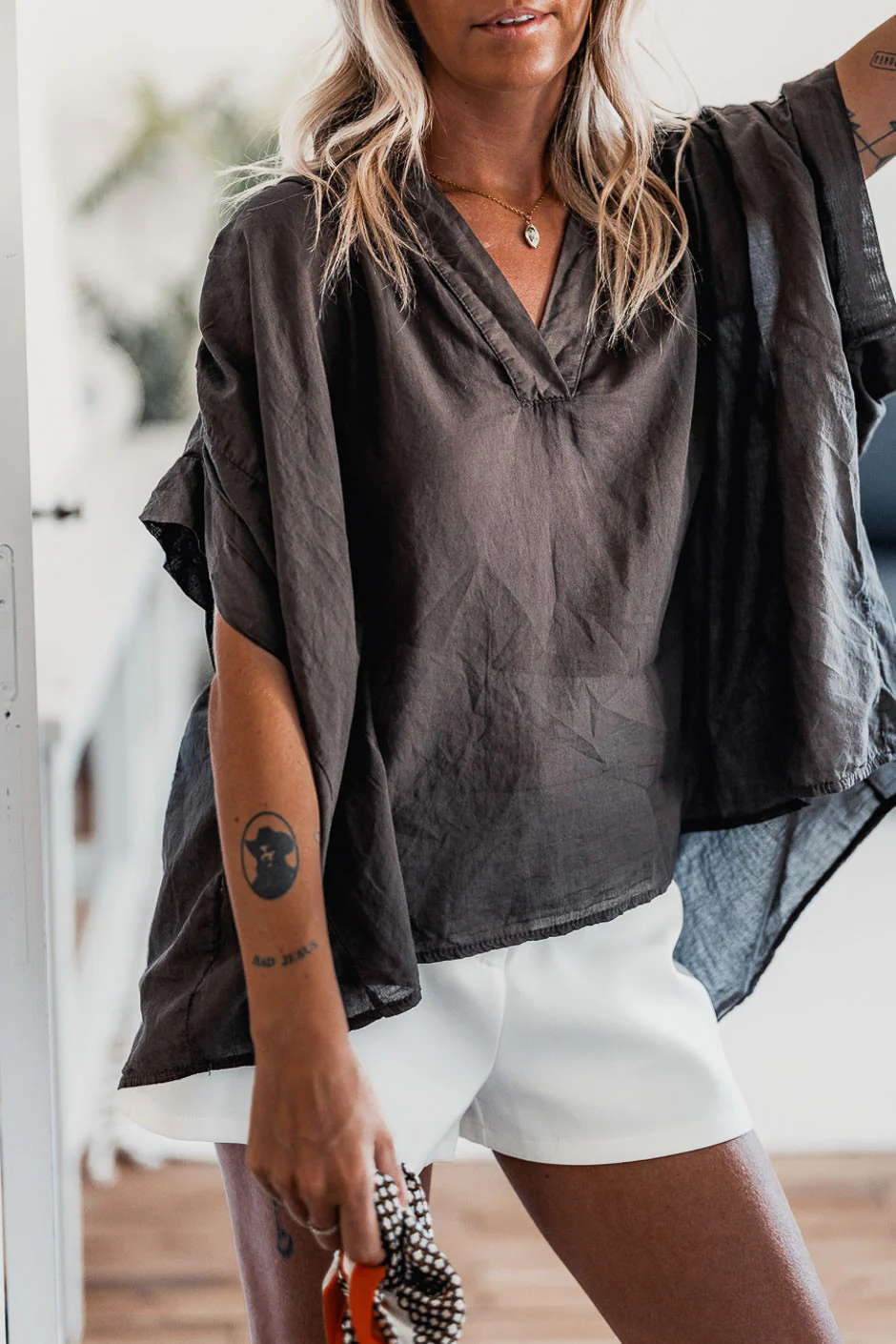 Blouse Grungemama Lima brown - Image 4