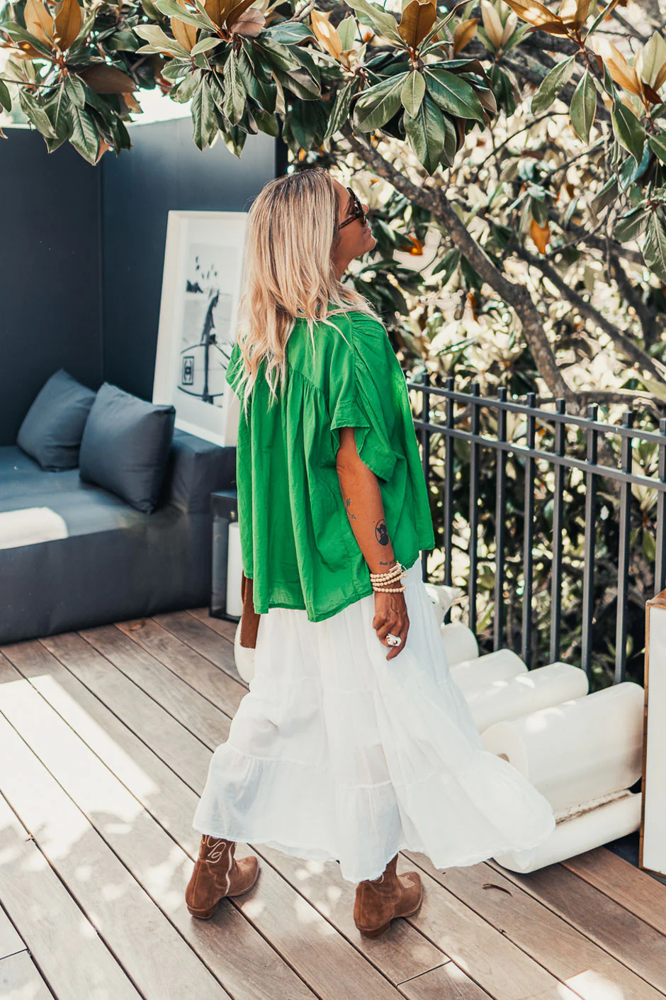 Blouse Grungemama Lima vert - Image 2