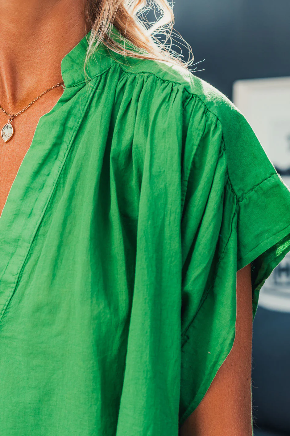 Blouse Grungemama Lima vert - Image 4