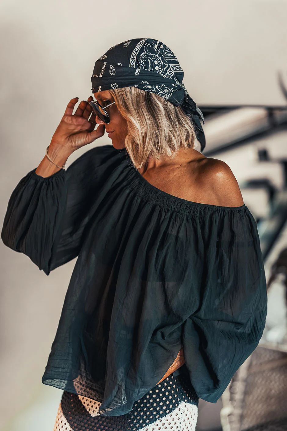 Blouse Lola noir