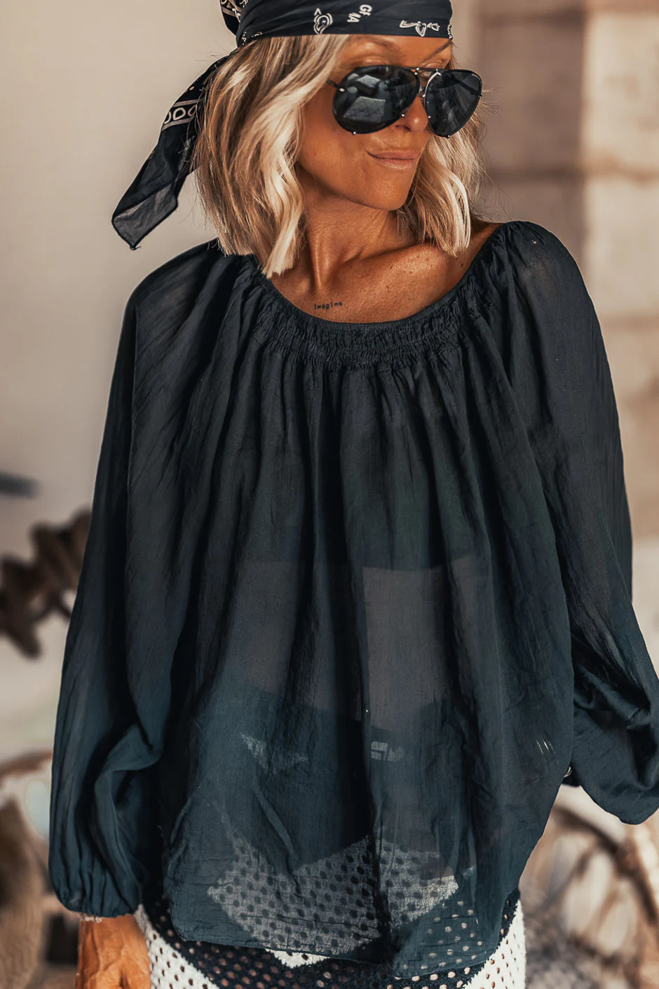 Blouse Lola noir - Image 5