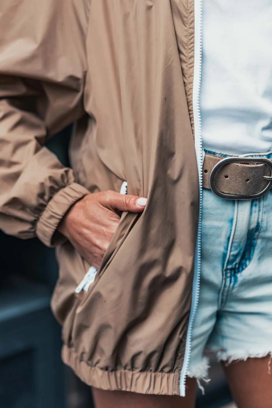 Blouson Ahston beige - Image 3