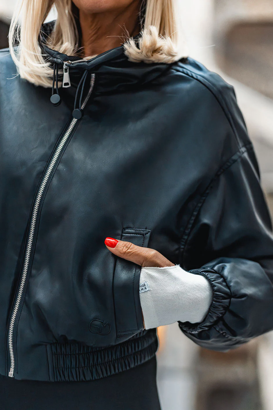Blouson Grungemama Davidson noir - Image 8