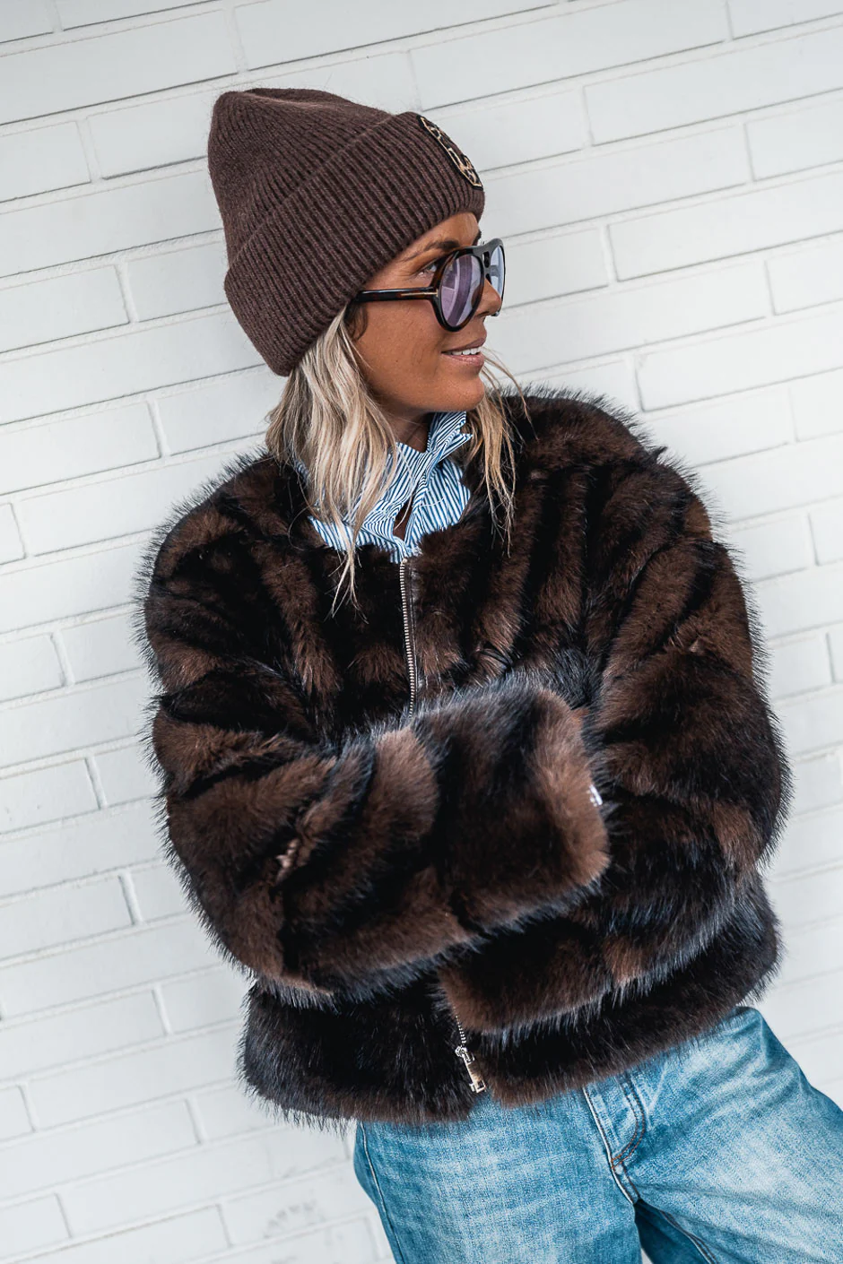 Bonnet C brown leopard - Image 3
