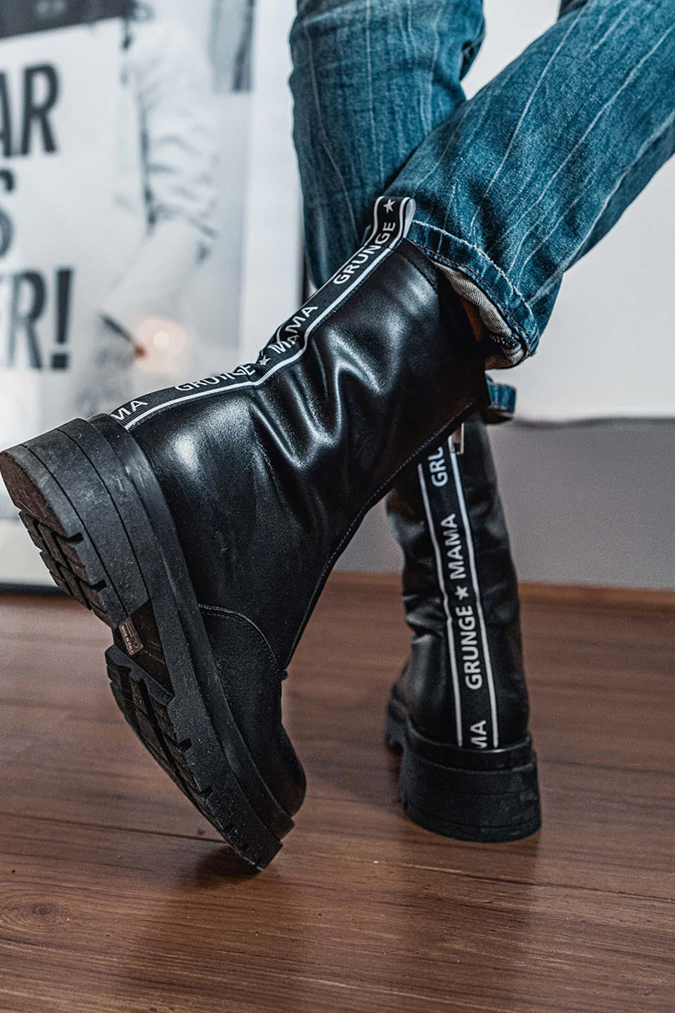 Boots Grungemama Zoey noir - Image 5