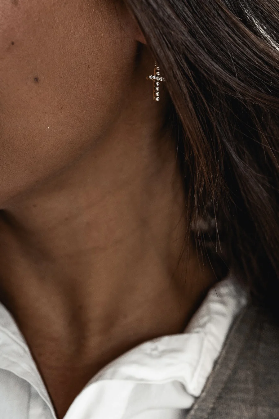 Boucles d'oreille Roxane gold - Image 2