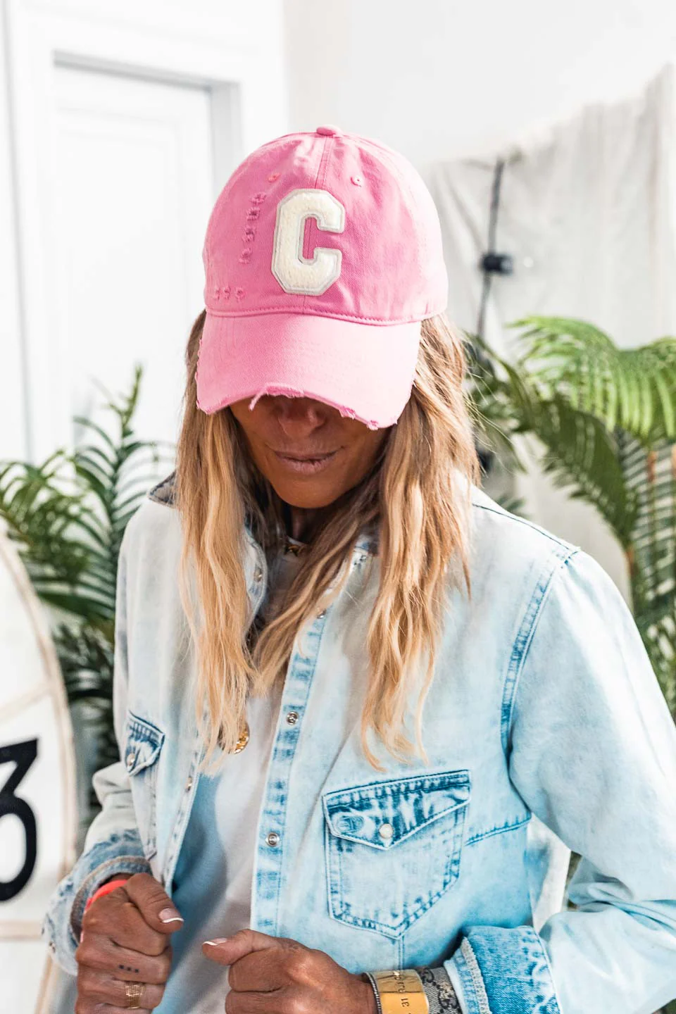 Casquette C rose - Image 2