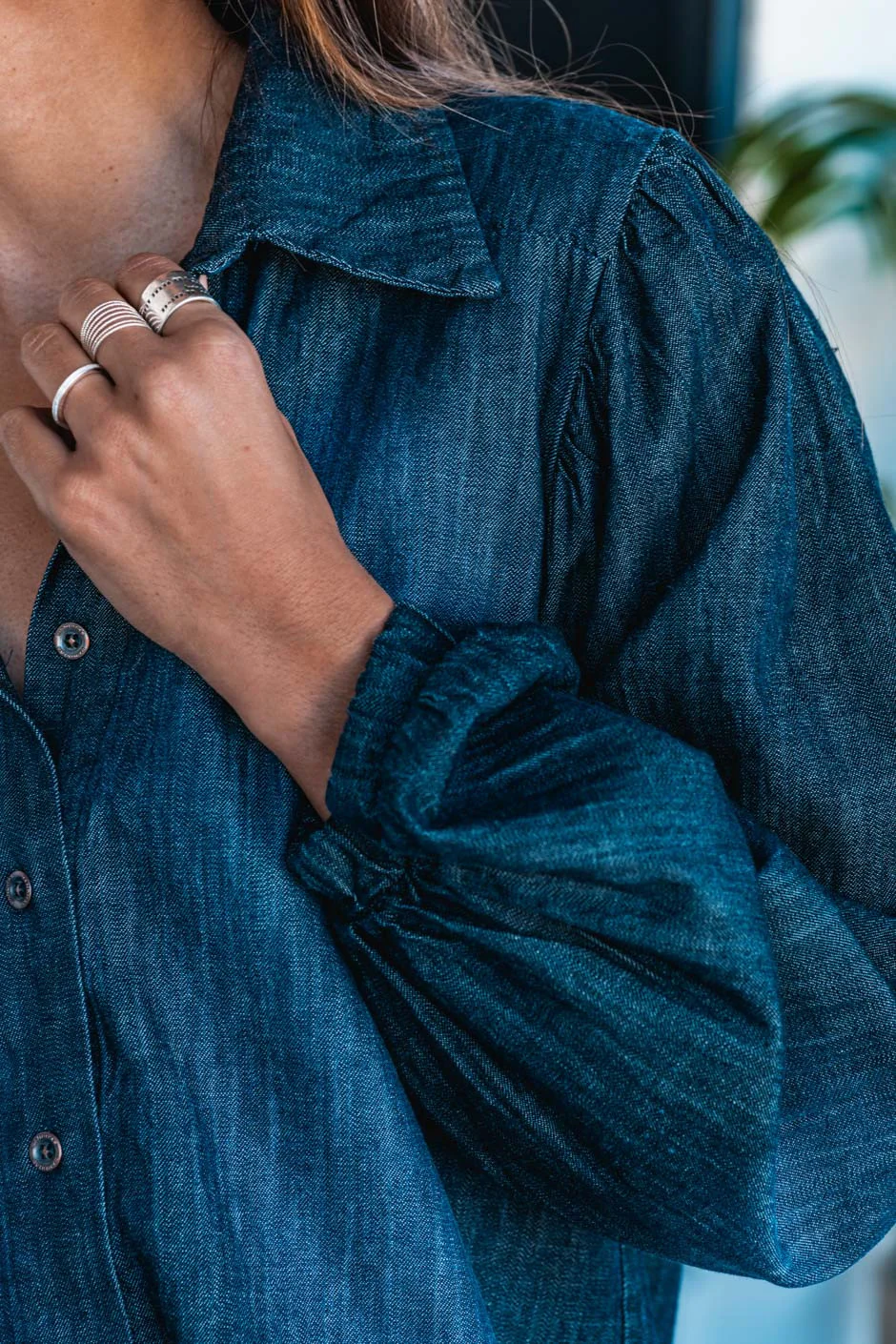 Chemise Banditas Odessa denimbleu
