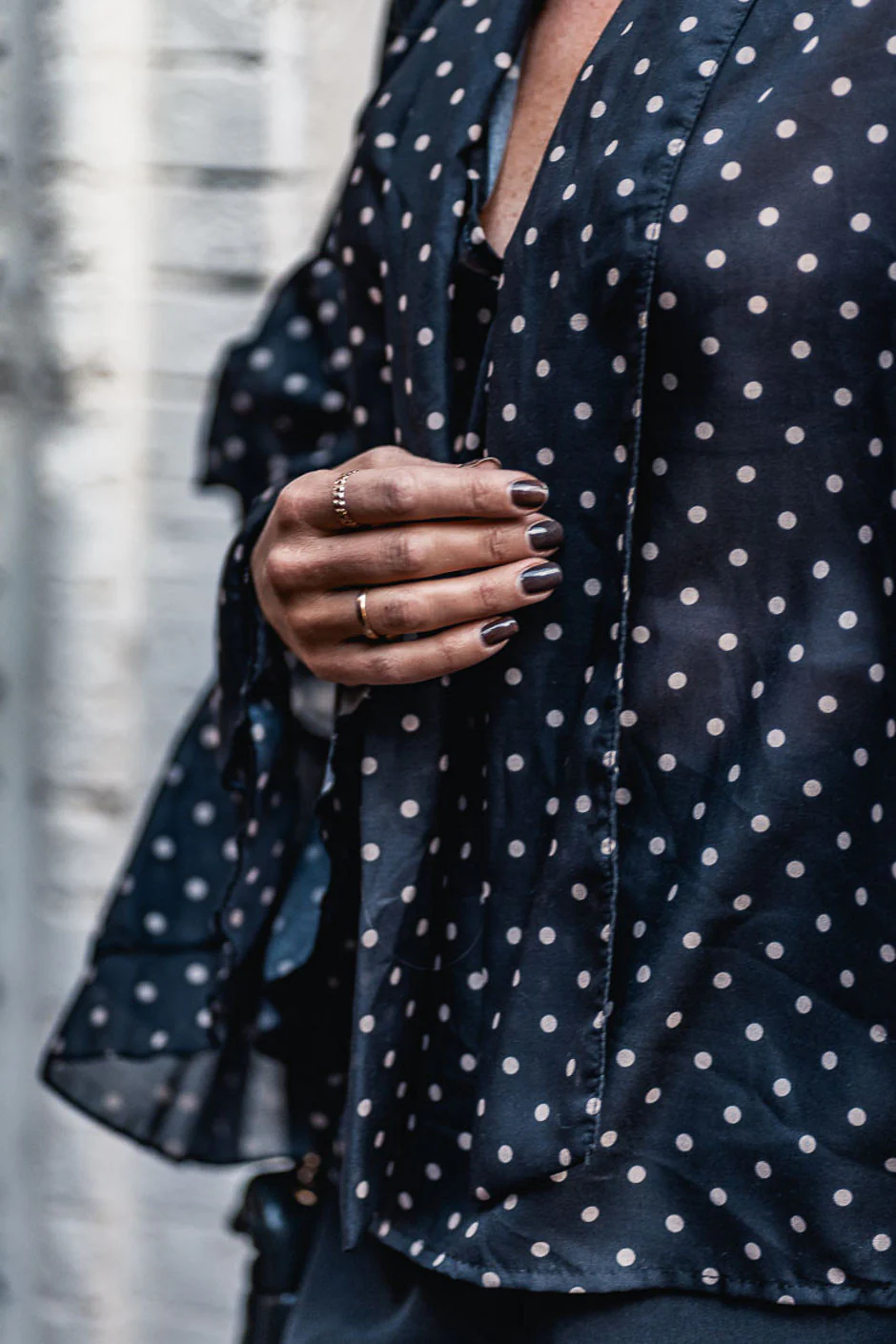 Chemise Donna pois noir - Image 5