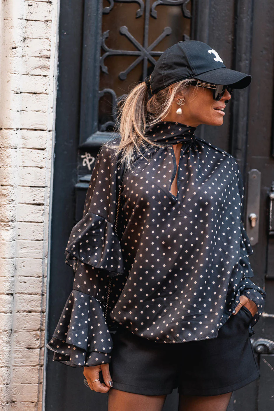 Chemise Donna pois noir - Image 6