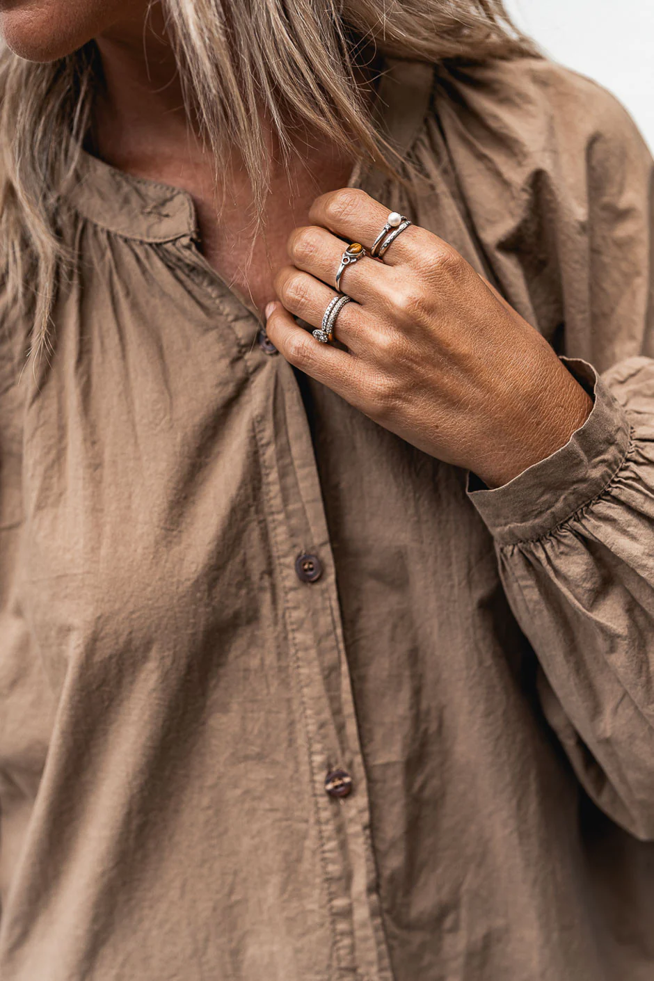 Chemise Buttler beige - Image 2