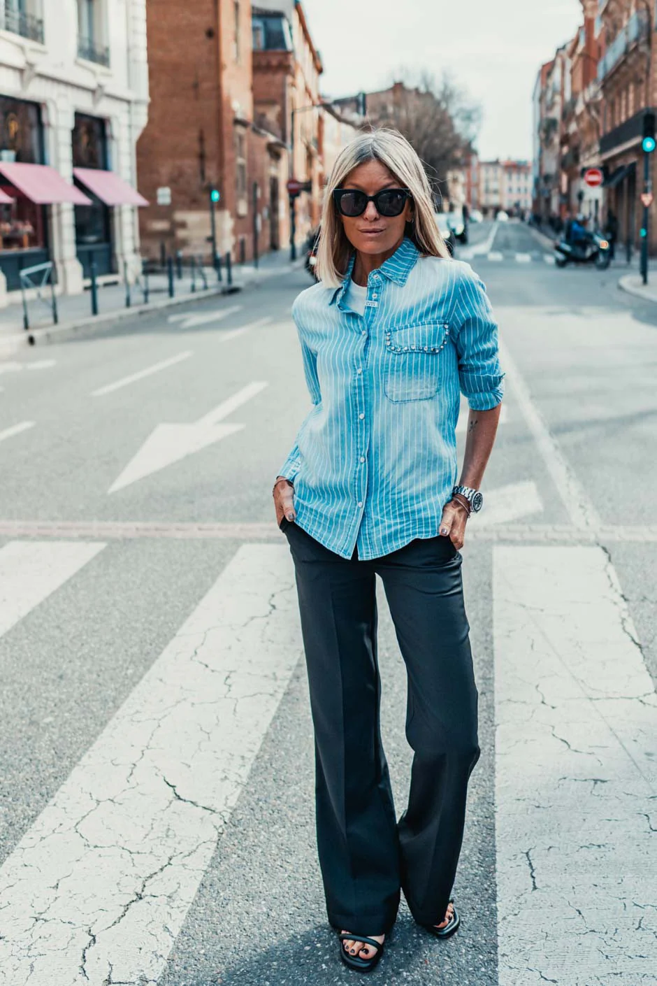 Chemise Grungemama Inaya bleu - Image 2