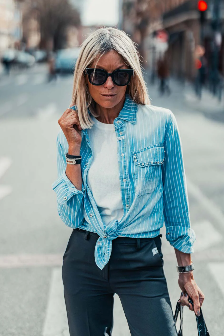 Chemise Grungemama Inaya bleu - Image 4