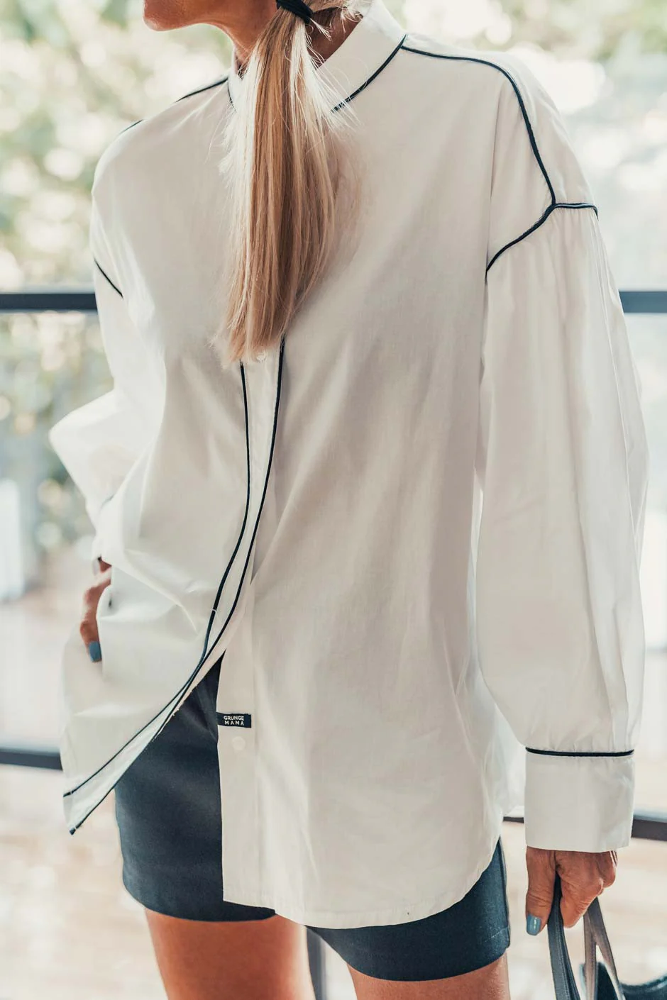 Chemise Grungemama Raya blanc - Image 2