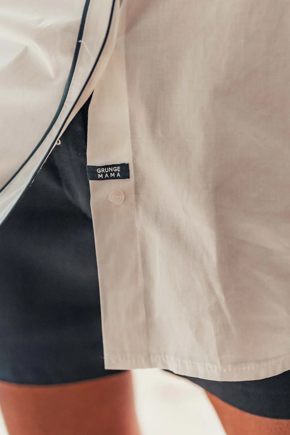 Chemise Grungemama Raya blanc - Image 5