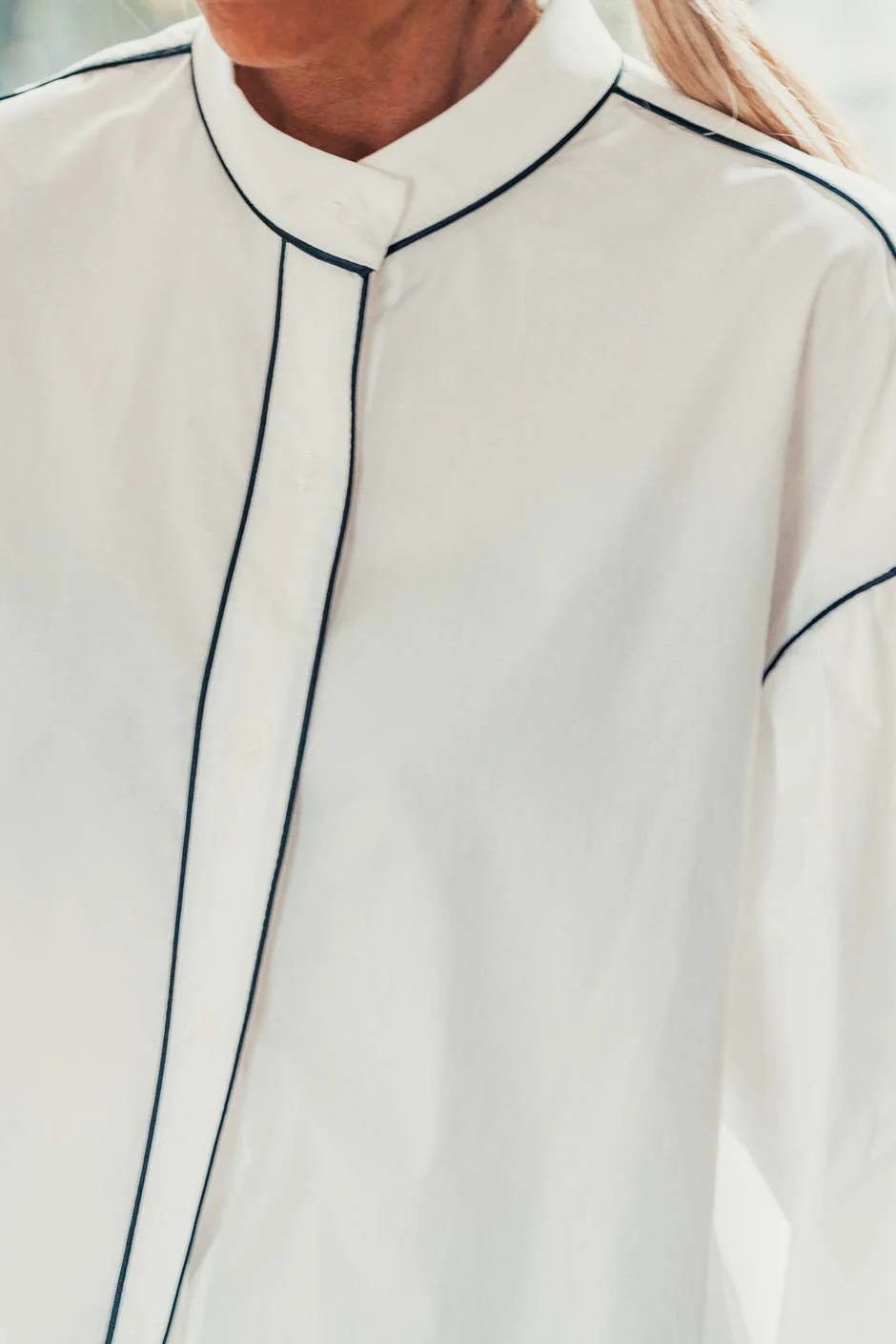 Chemise Grungemama Raya blanc - Image 7