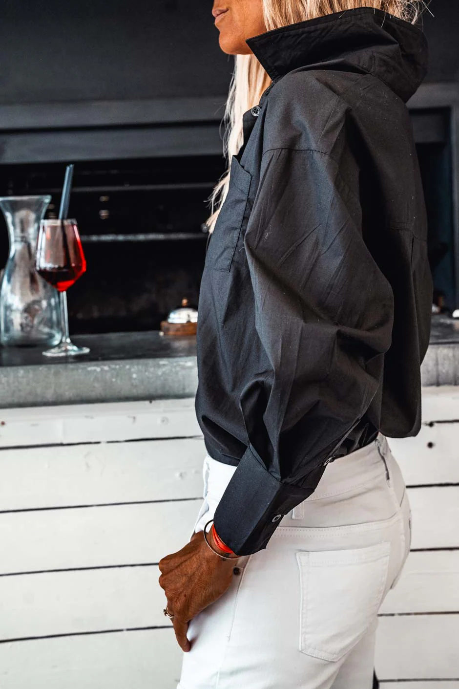 CHEMISE GRUNGEMAMA SUNNY NOIR - Image 2