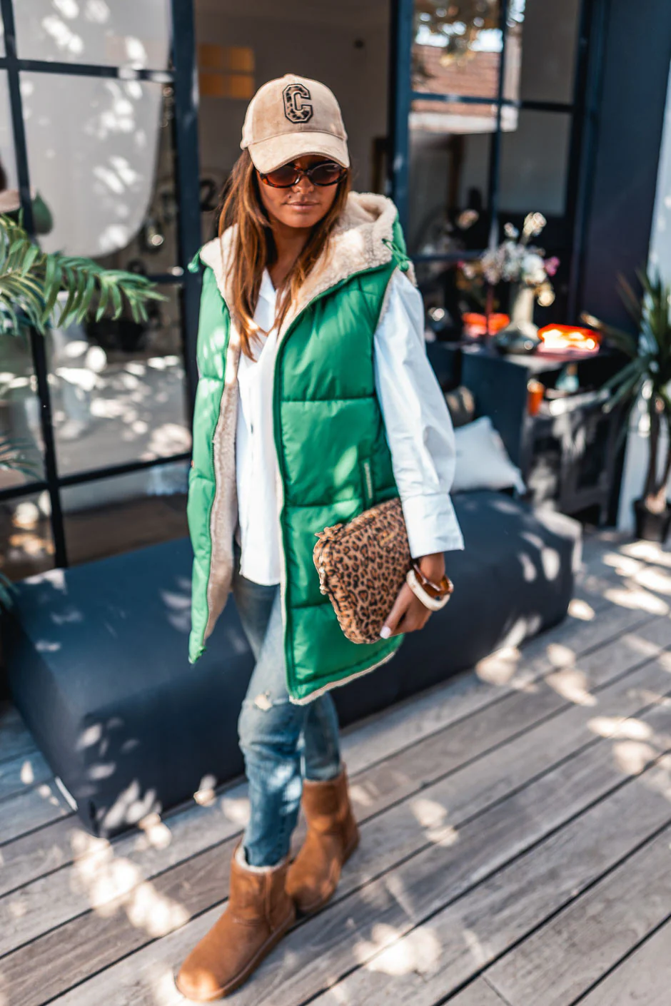 Doudoune réversible GrungemamaDoris vert - Image 11
