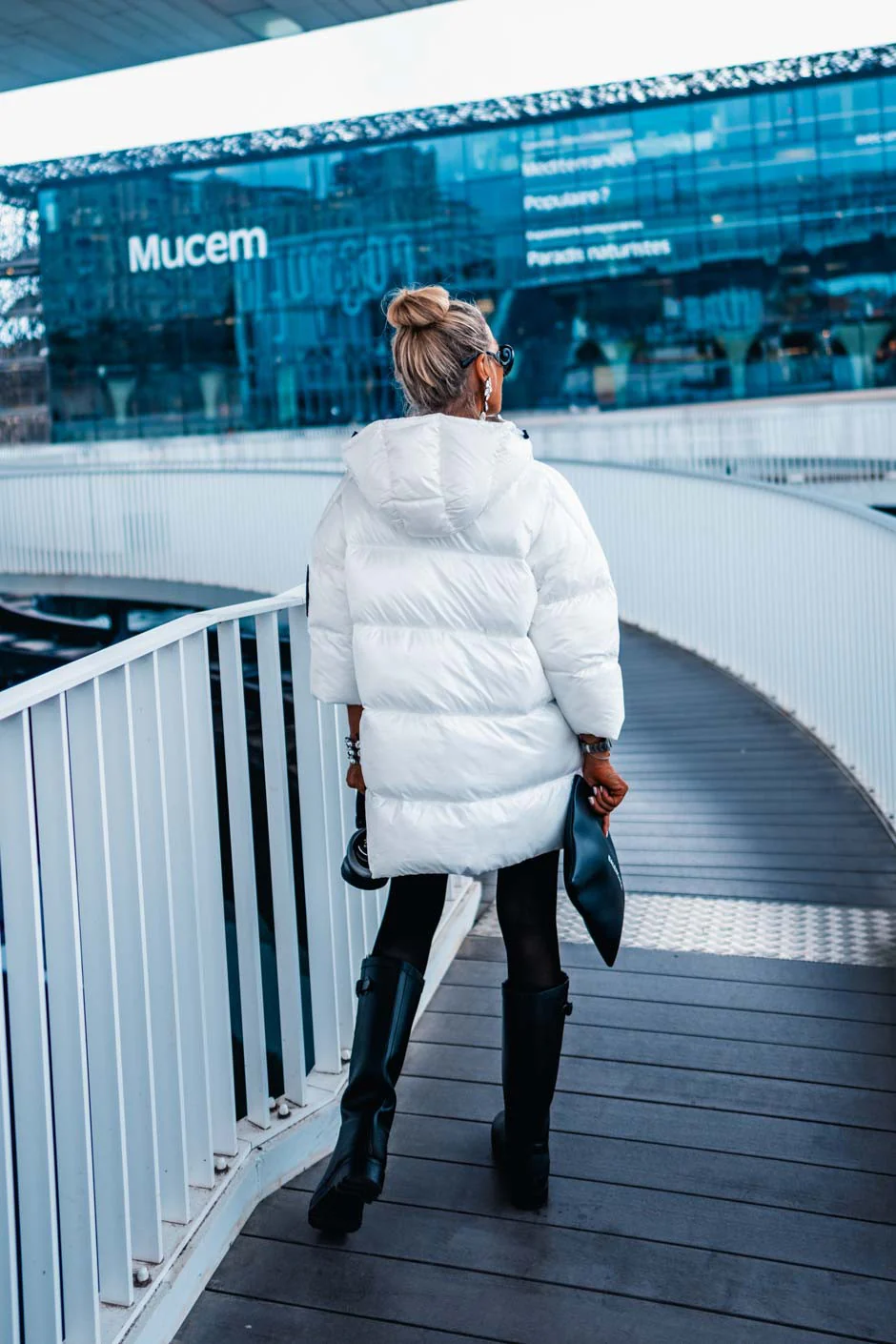 Doudoune Grungemama Puffy blanc - Image 4