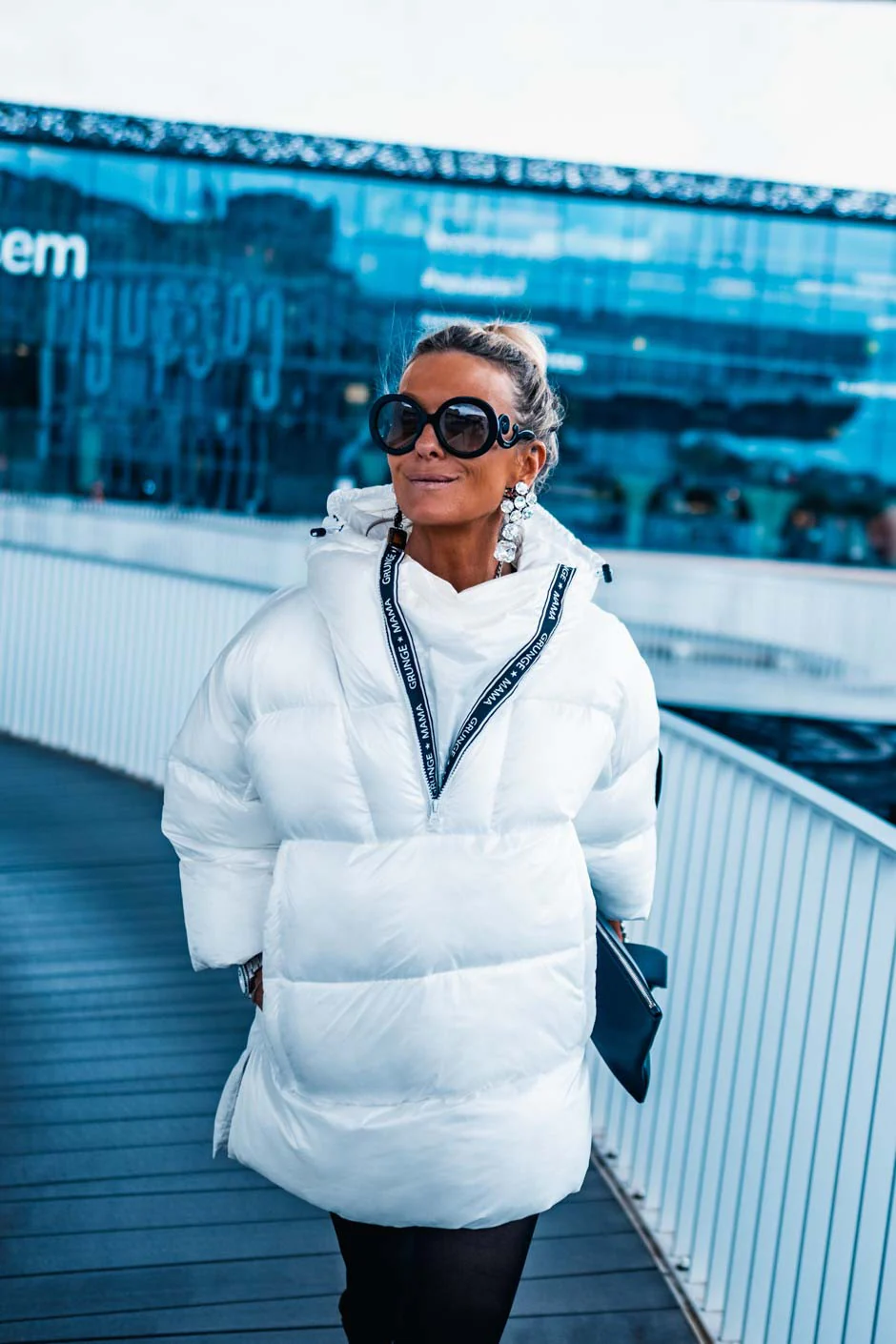 Doudoune Grungemama Puffy blanc - Image 7
