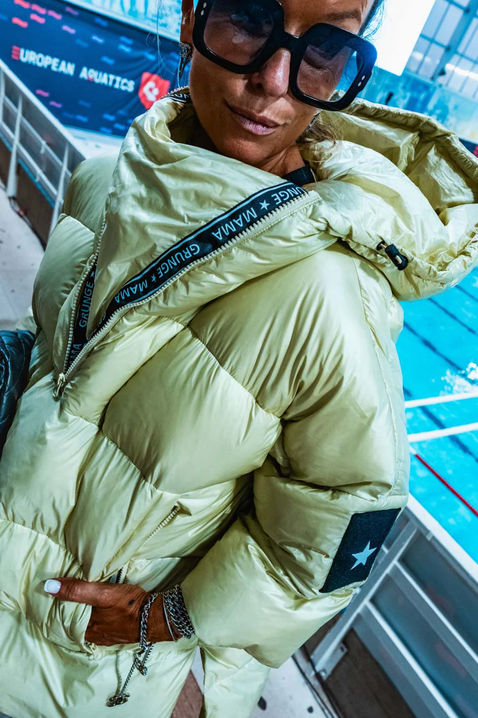 Doudoune Grungemama Puffy kakiclair - Image 9