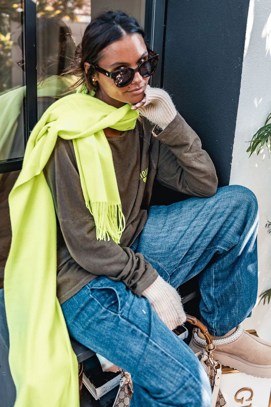 ECHARPE PADDY JAUNE