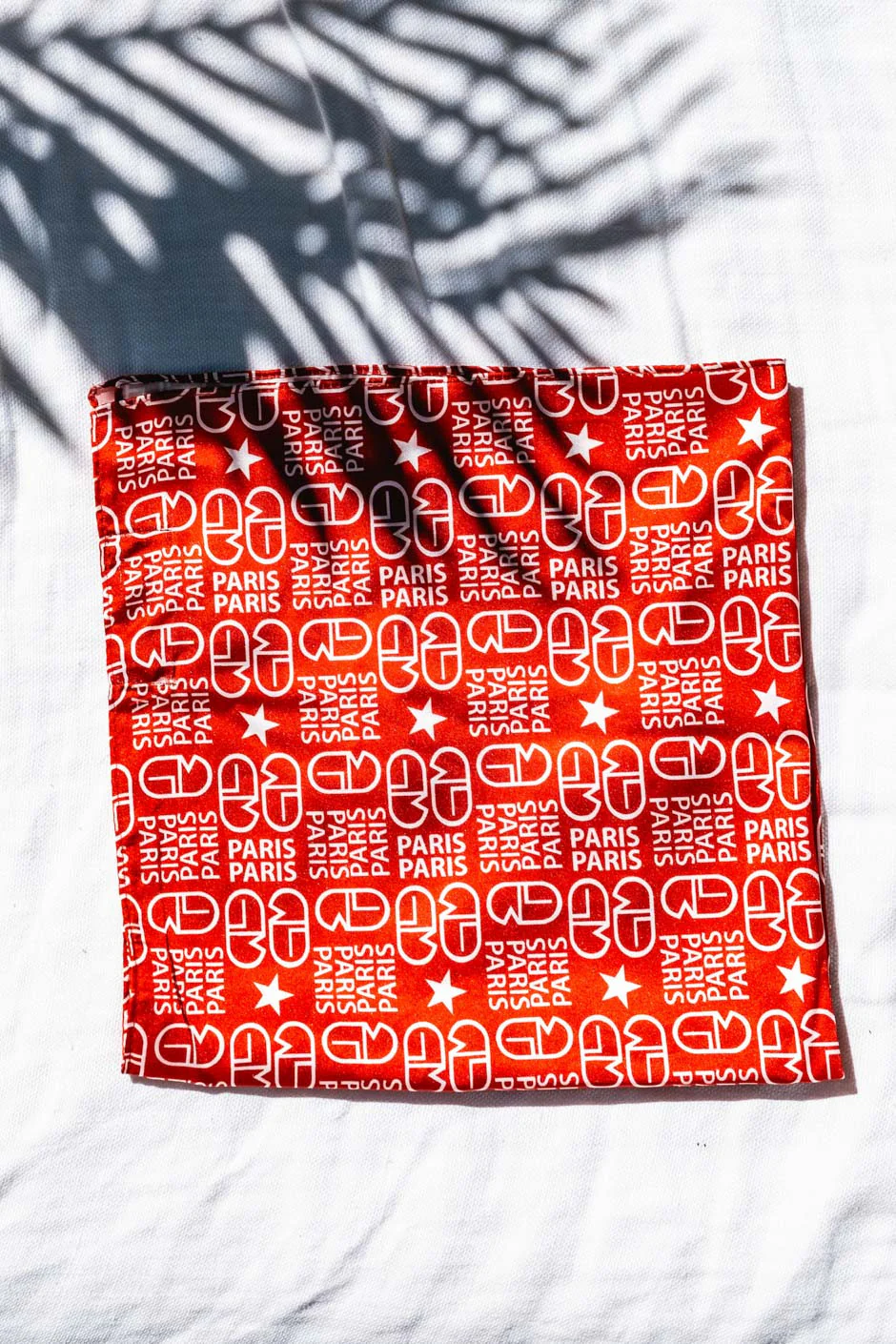 Foulard Grungemama Paris rouge - Image 5