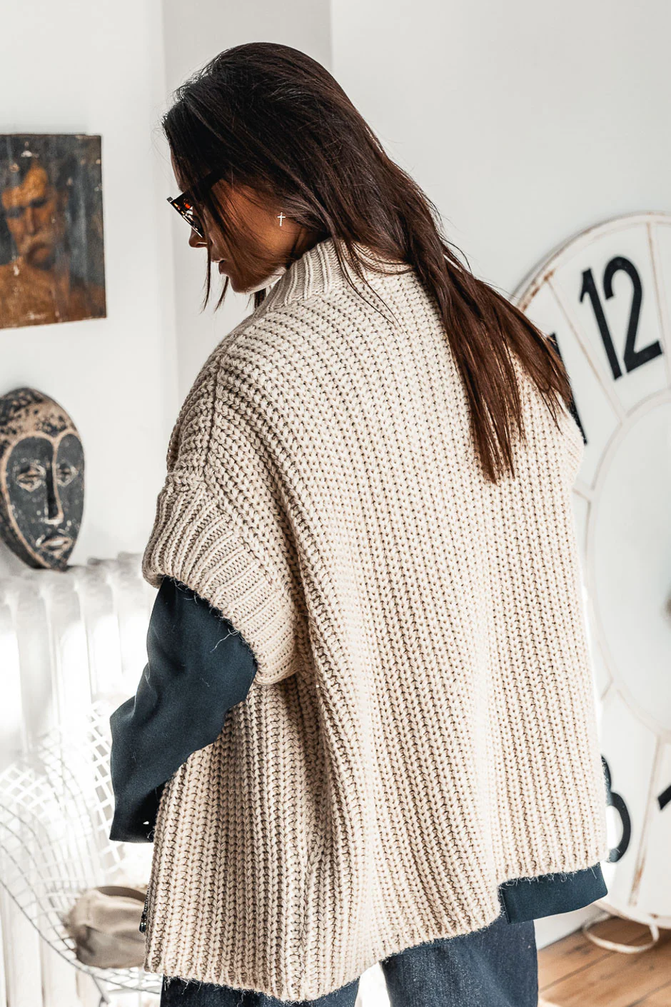 Gilet Banditas Spike ecru - Image 5