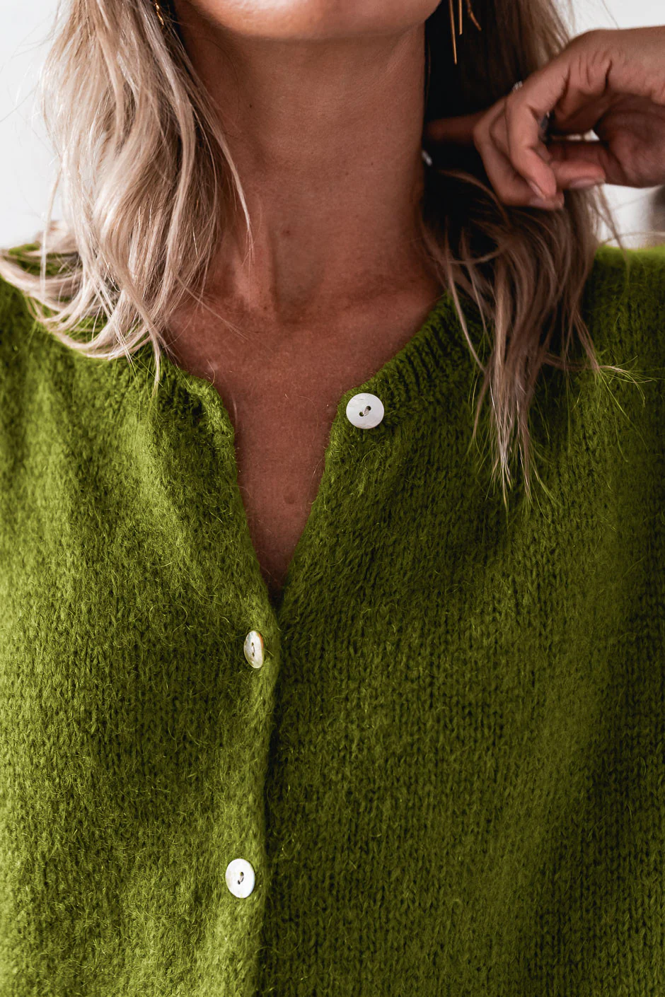 Pull Grungemama Loanne vert