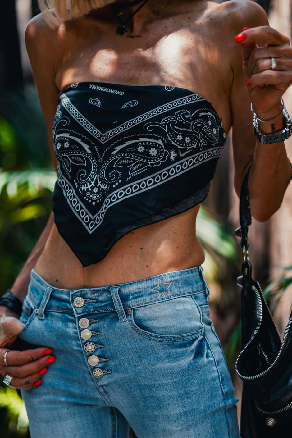 Jeans Grungemama Yunai bleu - Image 2