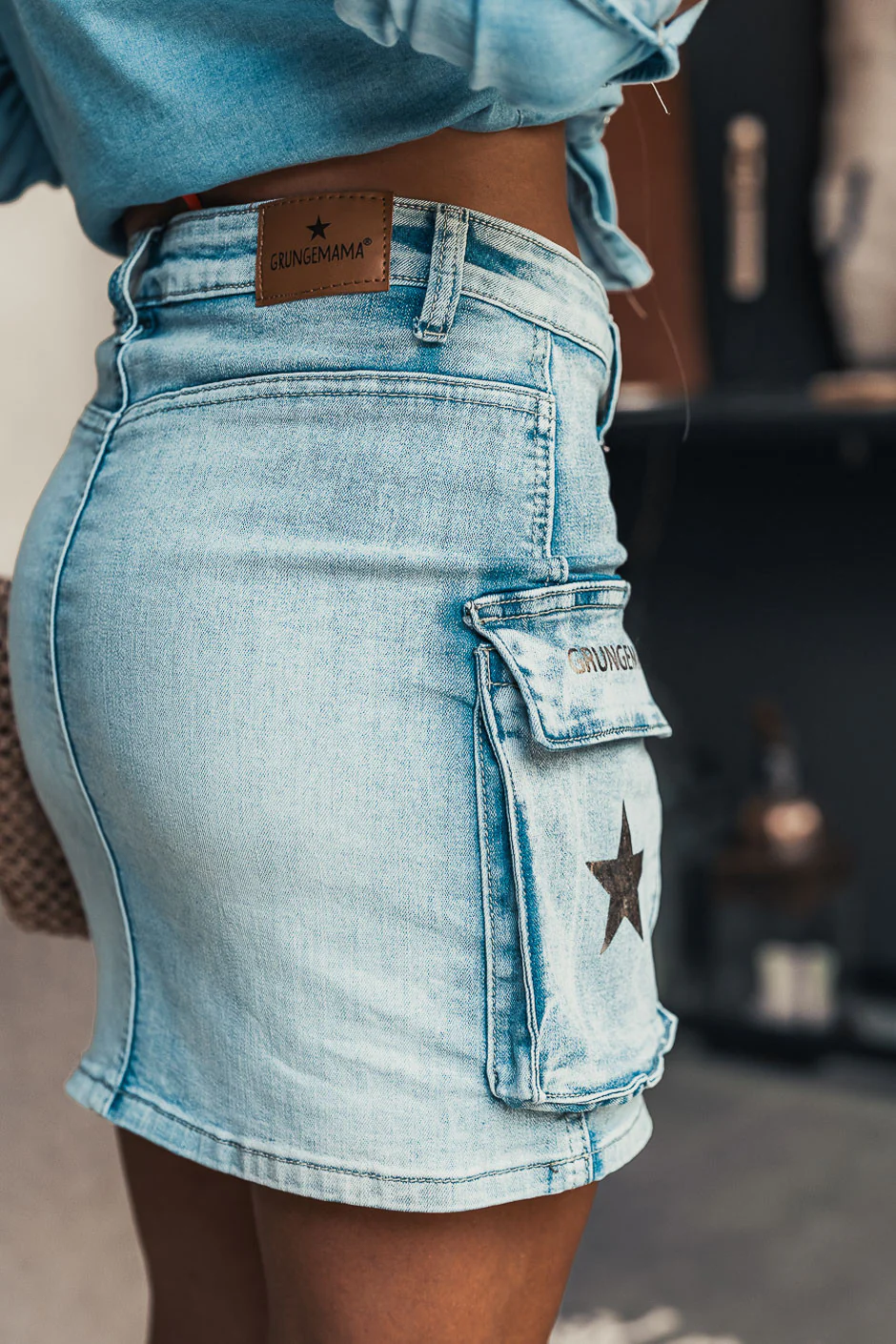 Jupe Grungemama Julia bleu - Image 4