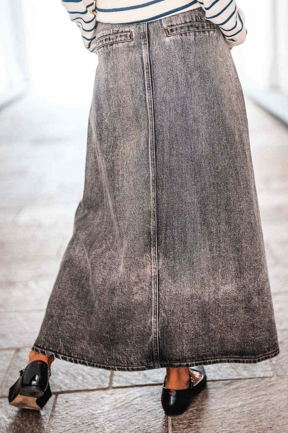 Jupe Shoana gris - Image 5