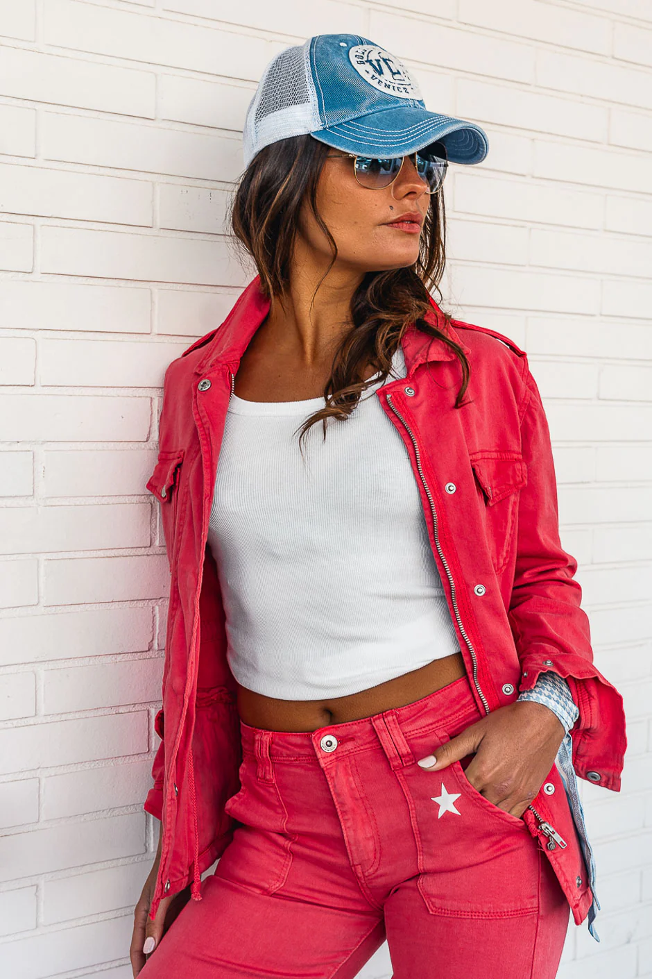 PANTALON ALEXINE ROUGE - Image 4