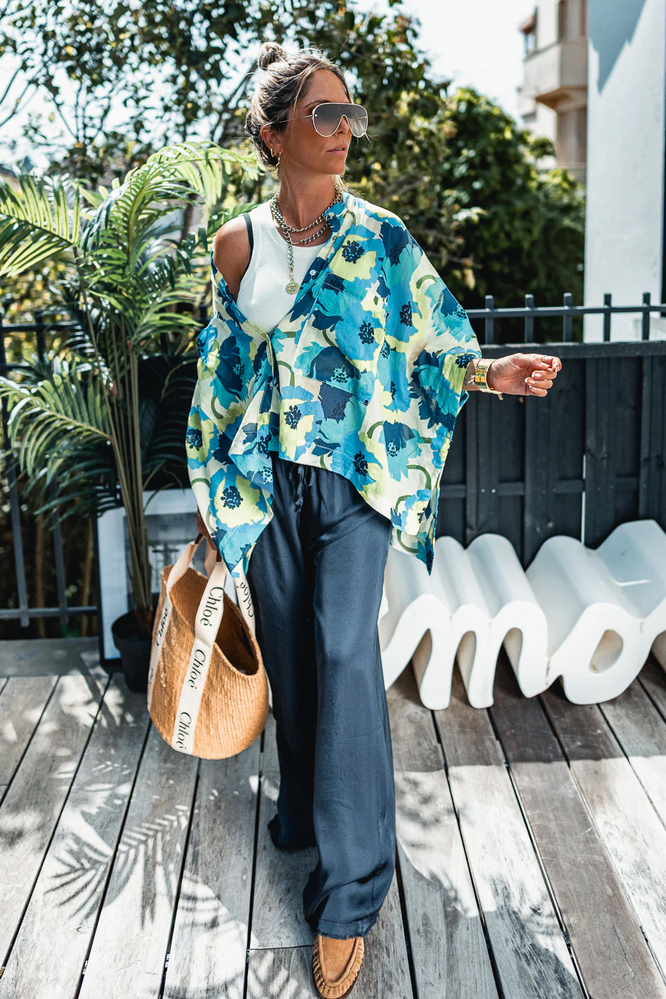PANTALON FAUSTINE MARINE - Image 4