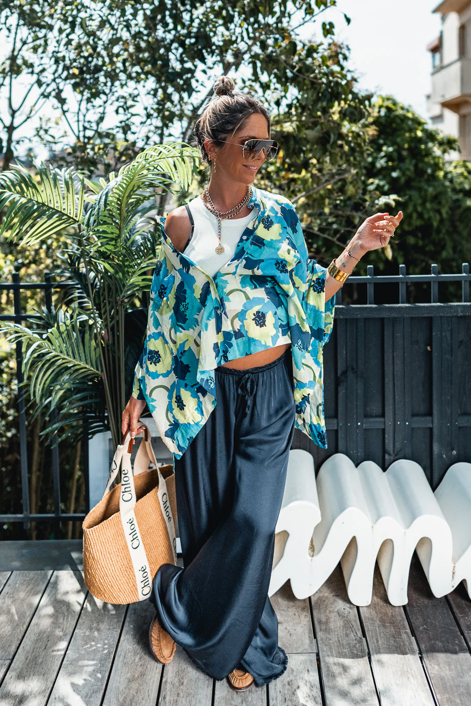 PANTALON FAUSTINE MARINE - Image 7