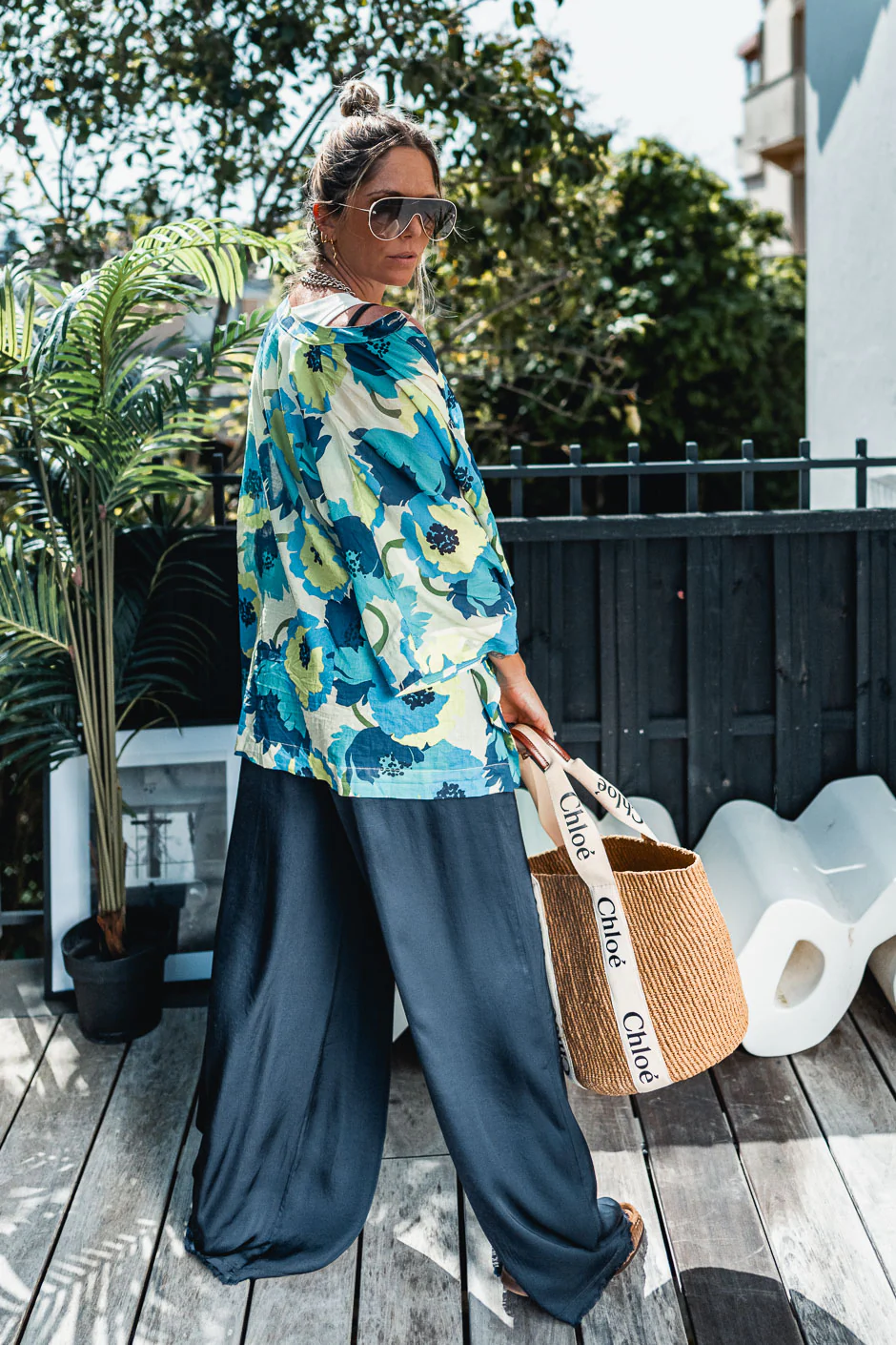PANTALON FAUSTINE MARINE - Image 8