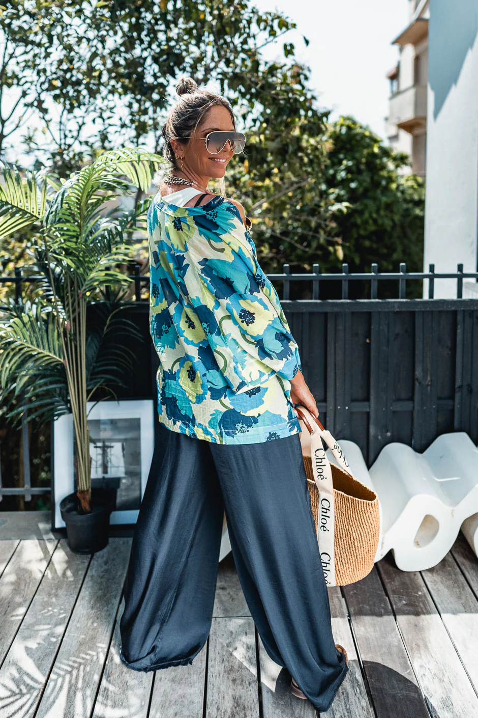 PANTALON FAUSTINE MARINE - Image 9