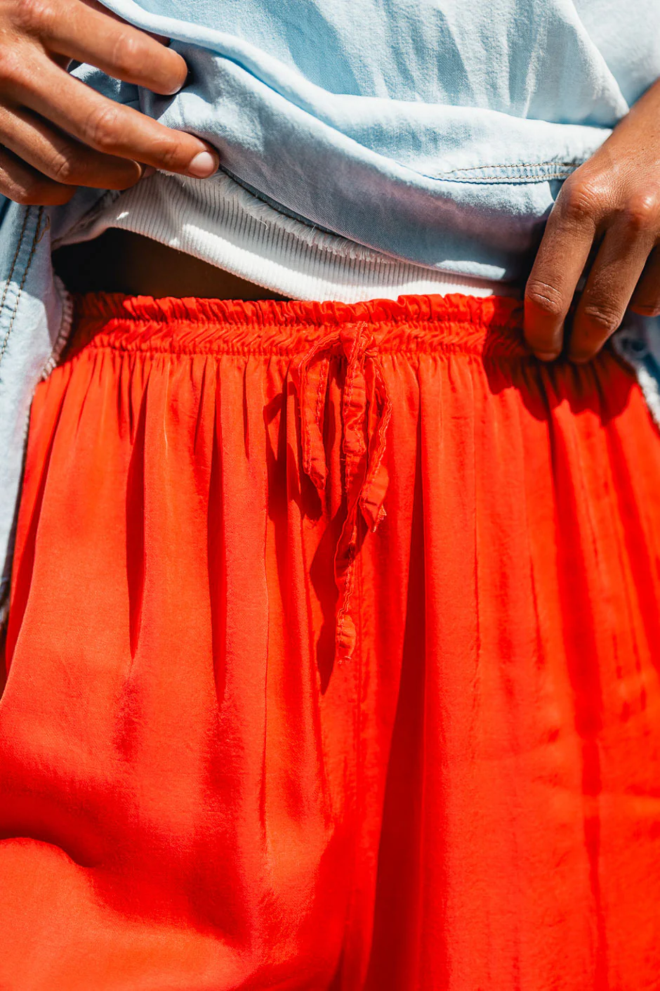 PANTALON FAUSTINE ORANGE - Image 2