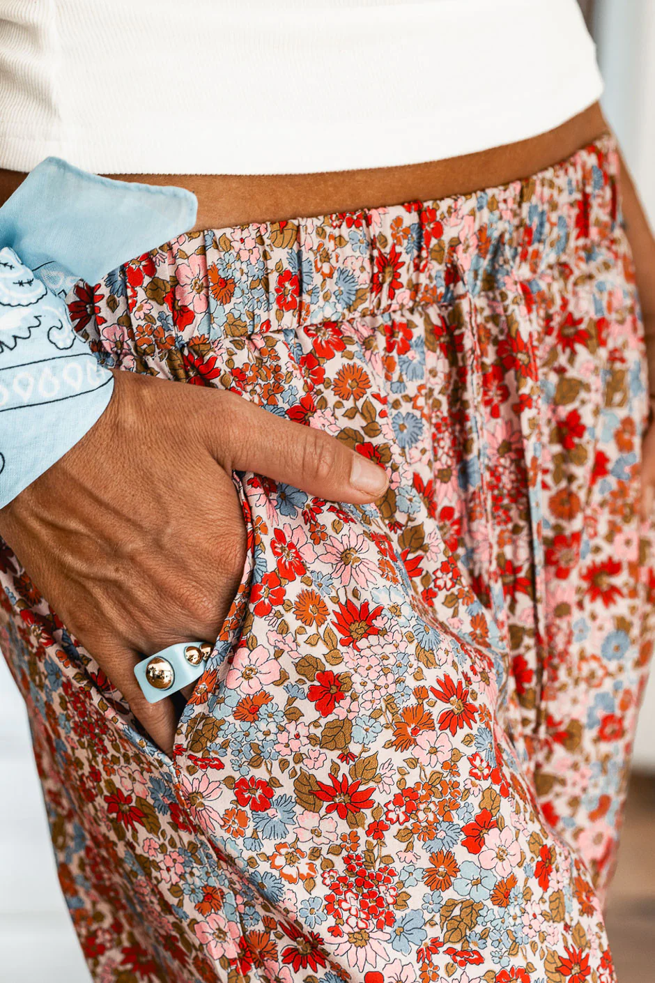Pantalon Flora rose - Image 3