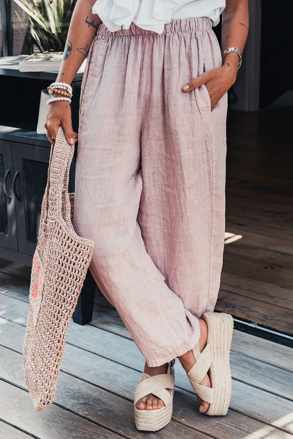 Pantalon Grungemama Carson rose - Image 5