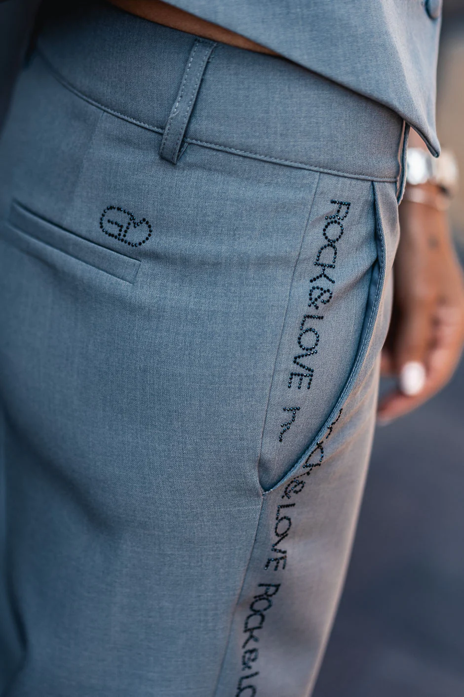 PANTALON GLAM GRIS - Image 2