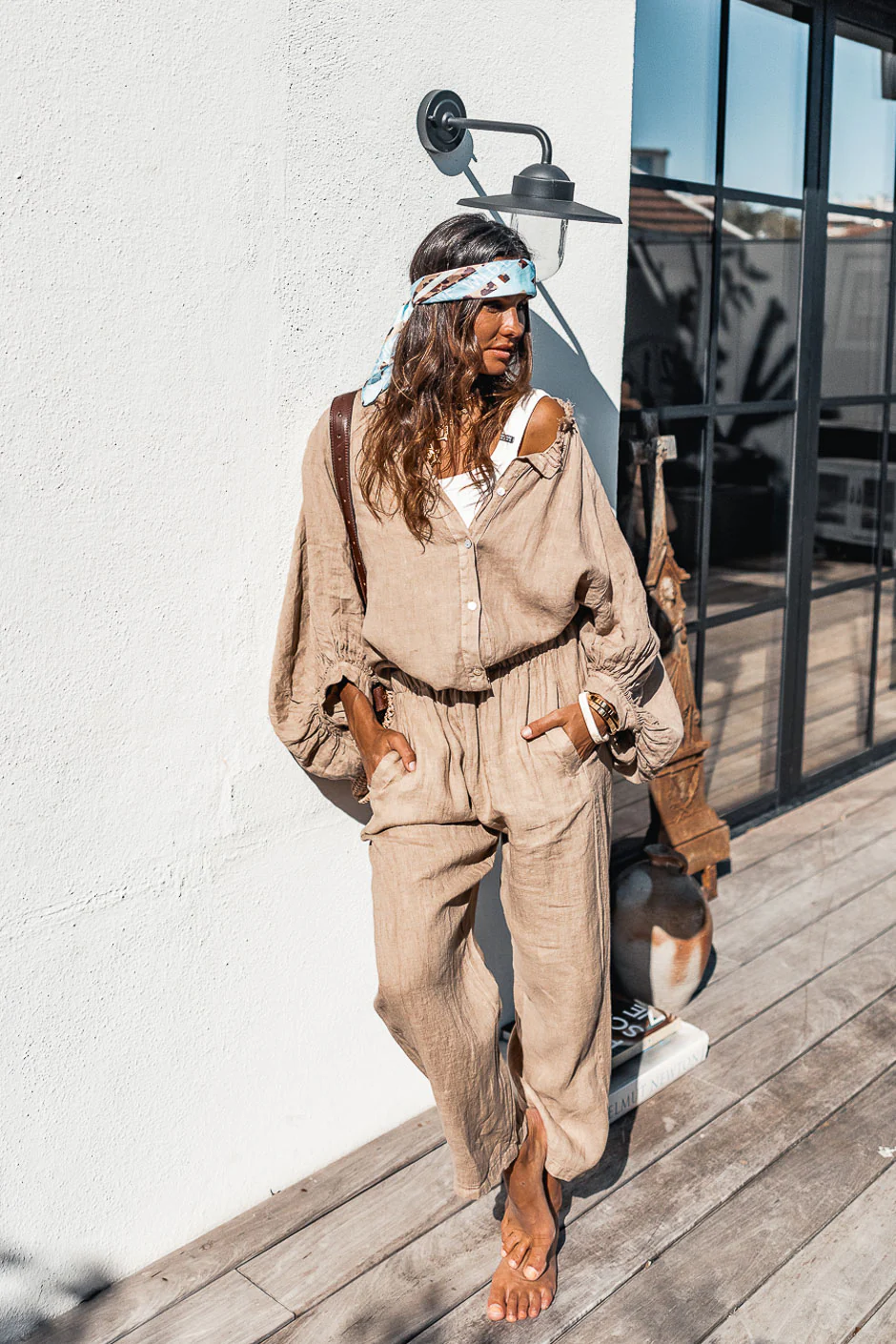 PANTALON MOENA TABAC - Image 3