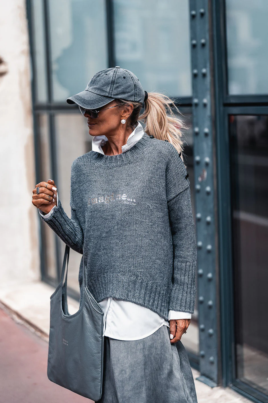 Pull Grungemama Imagine gris - Image 5