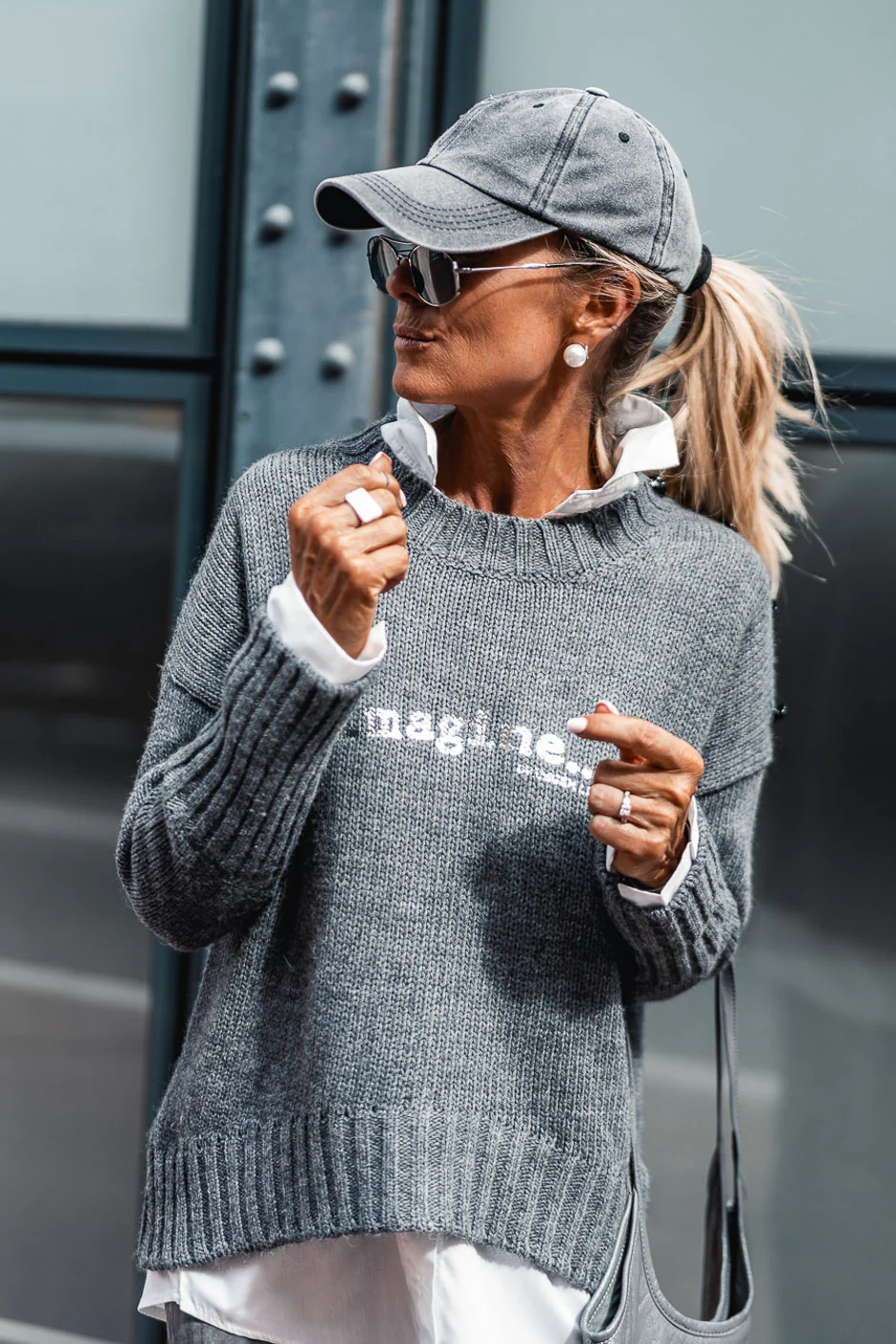 Pull Grungemama Imagine gris - Image 6